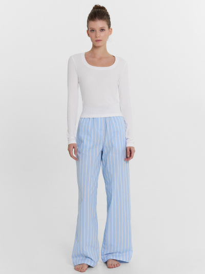 Брюки, джемпер Mark Formelle 592549/24-28618П-14 белый_голубая_полоска - фото 5