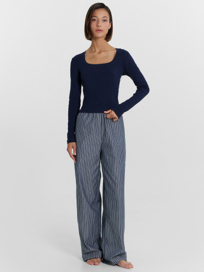 Брюки, джемпер Mark Formelle 592549/24-28618П-14 т.синий_т.синяя_полоска - фото 1