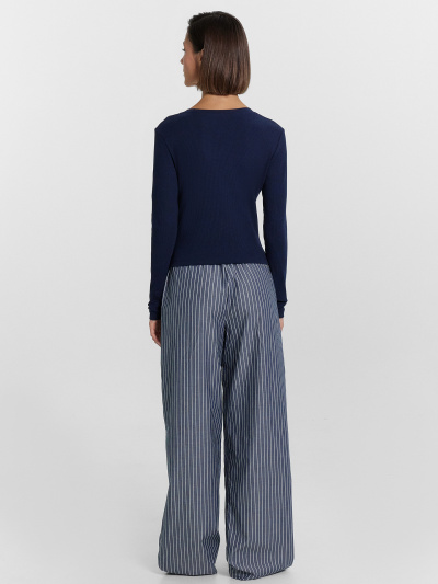 Брюки, джемпер Mark Formelle 592549/24-28618П-14 т.синий_т.синяя_полоска - фото 6