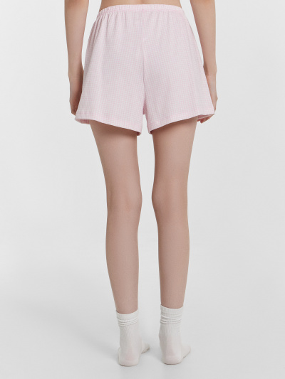 Джемпер, шорты Mark Formelle 592591/24-31175ПП-5 белый_клетка_виши_розовая_3_сл_на_пол - фото 5