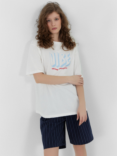 Джемпер, шорты Mark Formelle 592596/24-34421ПП-14 белый_голубая_полоска_на_море_2_сл_на_пол - фото 6