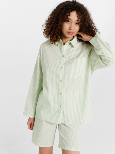 Рубашка, шорты Mark Formelle 592597/24-32099ПП-9 полоска_на_свежей_мяте - фото 8
