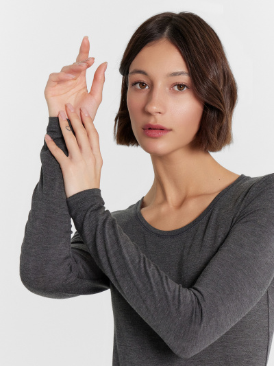 Джемпер Mark Formelle 602332/24-30985Ц-20 меланж_темно_серый_4348_F - фото 6