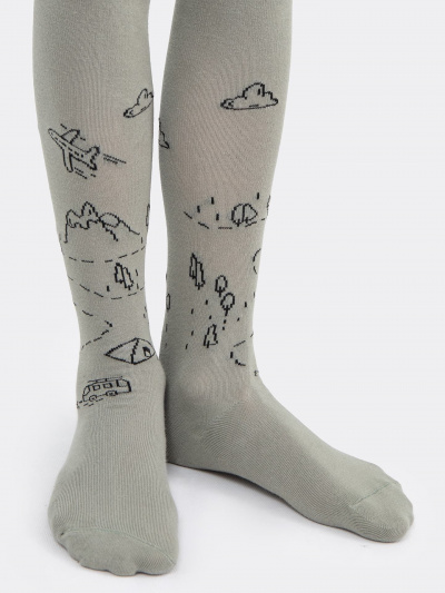 Колготки Mark Formelle 700K-2233/B2-22700K-1 оливка_рис.2233 - фото 2