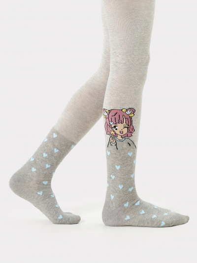 Колготки Mark Formelle 700K-2399/B3-23700K св.серый_меланж_рис.2399 - фото 3