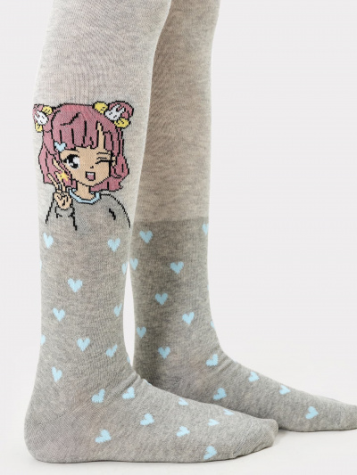 Колготки Mark Formelle 700K-2399/B3-23700K св.серый_меланж_рис.2399 - фото 4