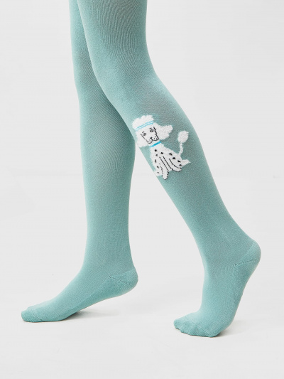 Колготки Mark Formelle 703K-2088/B2-22/703K мятный_рис.2088 - фото 4