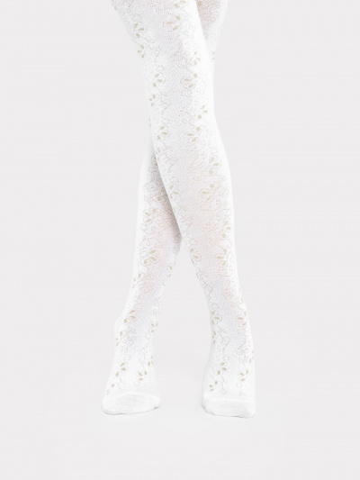 Колготки Mark Formelle 708K-744/B3-22708K-1 белый_бежевый_люрекс_рис.744 - фото 5