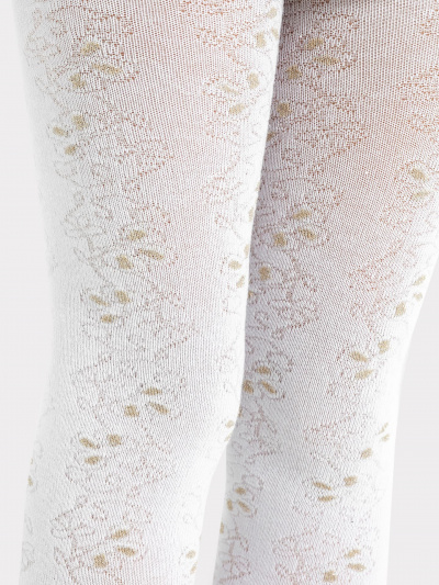 Колготки Mark Formelle 708K-744/B3-22708K-1 белый_бежевый_люрекс_рис.744 - фото 2