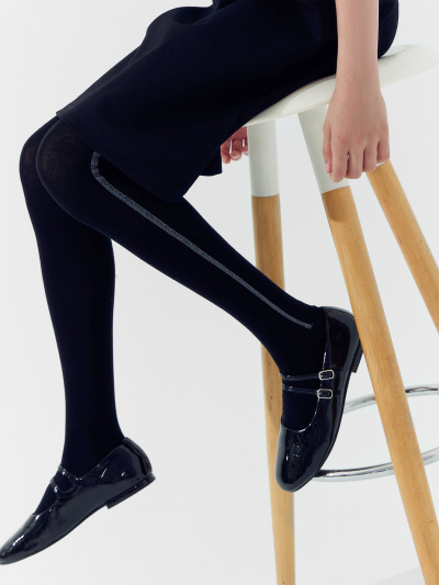 Колготки Mark Formelle 708K-748/B1-22708K-1 черный_серебряный_люрекс_рис.748 - фото 1