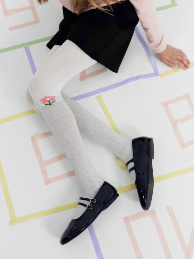 Колготки Mark Formelle 712K-2797/B3-24712K белый_св.серый_меланж_рис.2797 - фото 4