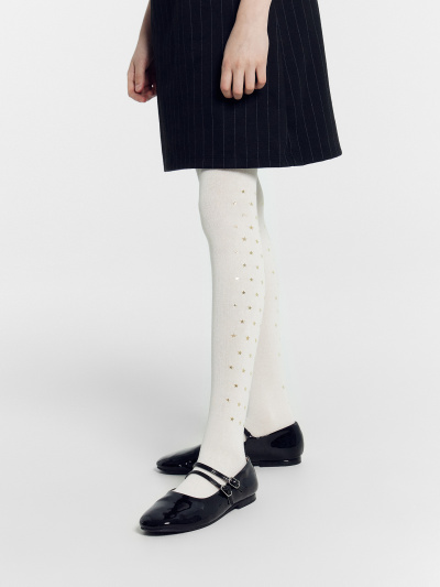 Колготки Mark Formelle 713F-1265/B2-23713F молочный_звездочки_000К_Трафаретная_печать_Пресс_Ф - фото 1