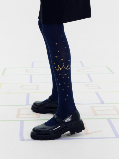 Колготки Mark Formelle 713F-1265/B2-23713F т.синий_корона_000К_Трафаретная_печать_Пресс_Фольг - фото 6