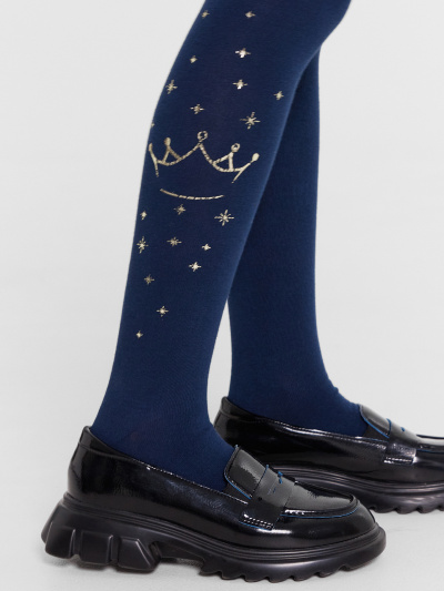 Колготки Mark Formelle 713F-1265/B3-23713F т.синий_корона_000К_Трафаретная_печать_Пресс_Фольг - фото 5