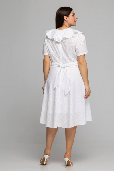 Платье Avila 0898 белый - фото 10