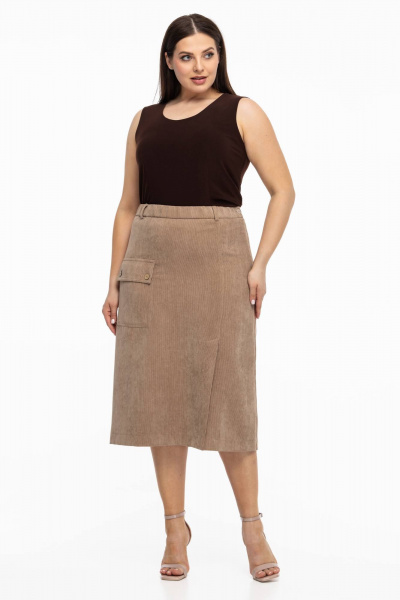 Топ Avila 0951 коричневый - фото 4