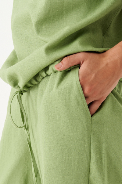 Брюки Панда 102260 оливковый - фото 7