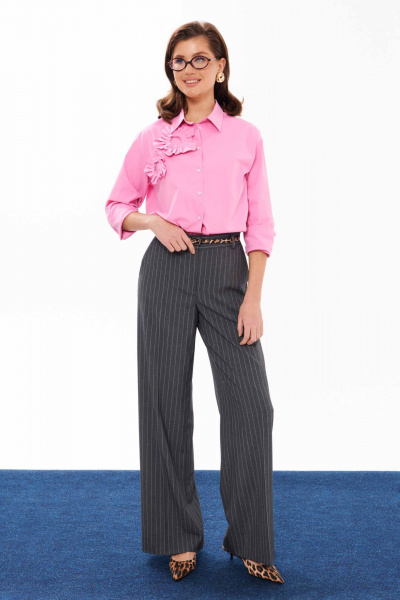 Блуза Панда 13940 розовый - фото 4