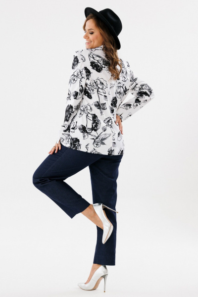 Жакет Condra 15100 белый-черный - фото 31