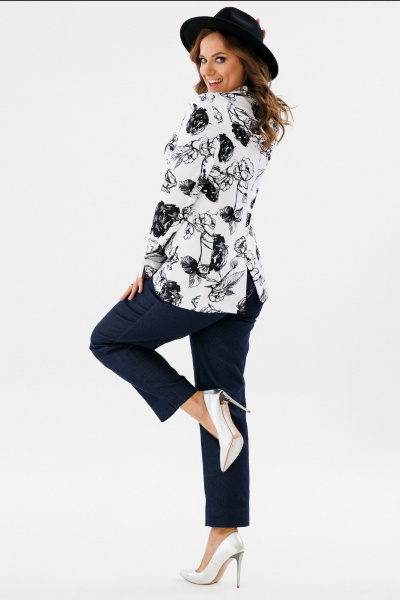 Жакет Condra 15100 белый-черный - фото 13