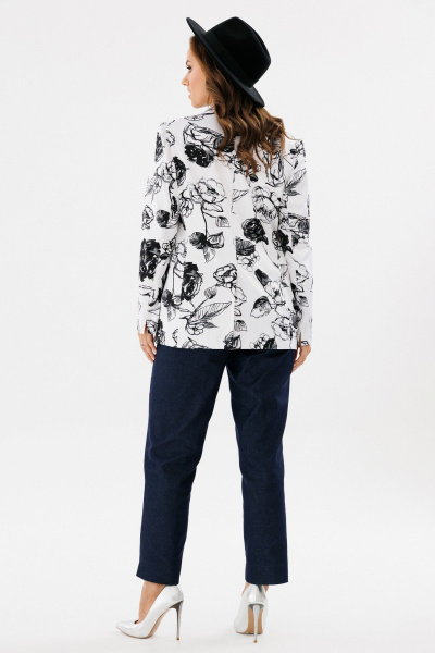 Жакет Condra 15100 белый-черный - фото 10