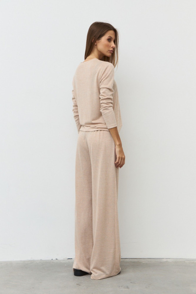 Брюки, джемпер Luitui R4050 бежевый - фото 16