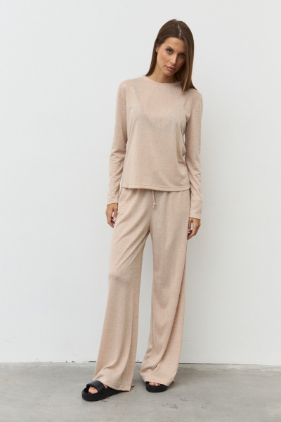 Брюки, джемпер Luitui R4050 бежевый - фото 13