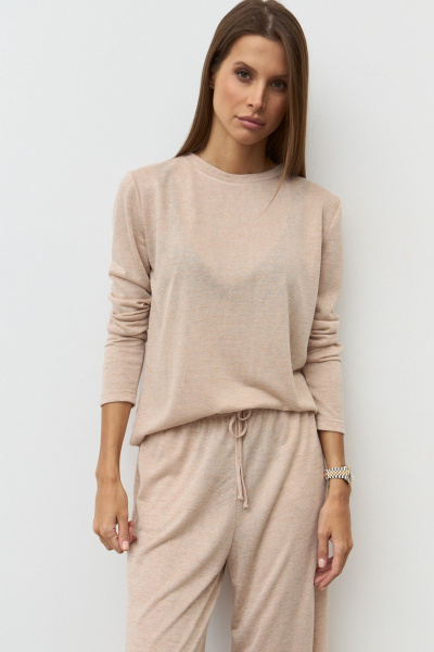 Брюки, джемпер Luitui R4050 бежевый - фото 4