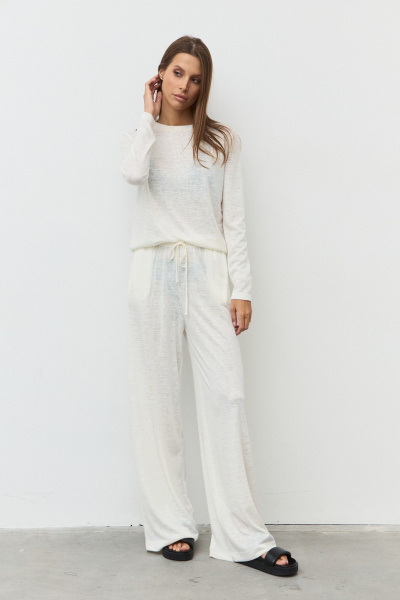 Брюки, джемпер Luitui R4050 молочный - фото 13