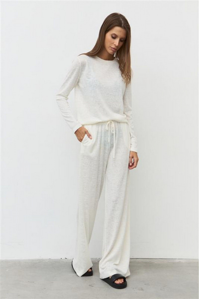 Брюки, джемпер Luitui R4050 молочный - фото 10