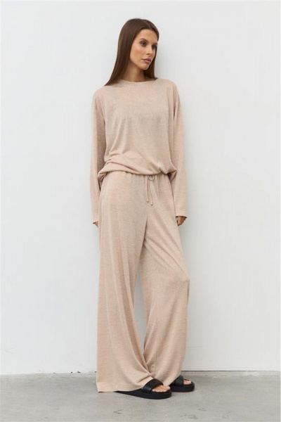 Брюки, джемпер Luitui R4051 бежевый - фото 13