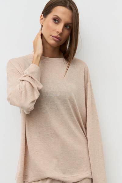 Брюки, джемпер Luitui R4051 бежевый - фото 7