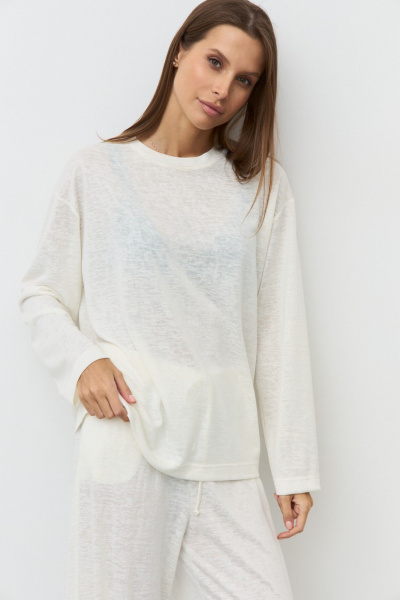 Брюки, джемпер Luitui R4051 молочный - фото 13