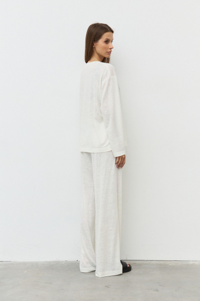 Брюки, джемпер Luitui R4051 молочный - фото 7