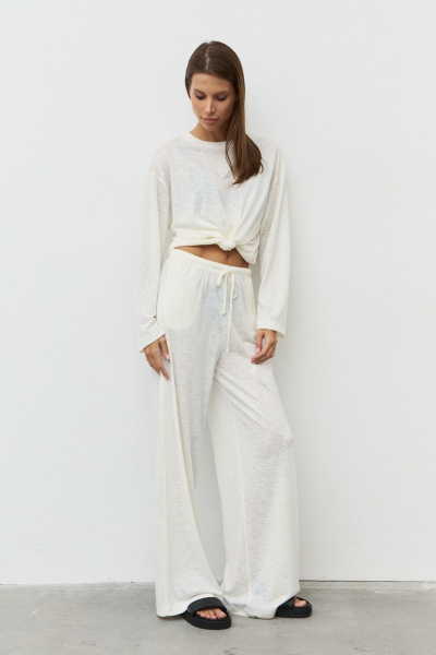 Брюки, джемпер Luitui R4051 молочный - фото 4