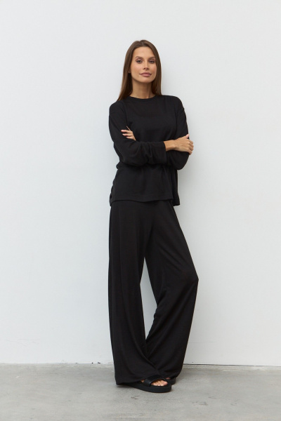 Брюки, джемпер Luitui R4051 черный - фото 16