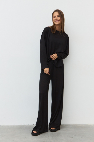 Брюки, джемпер Luitui R4051 черный - фото 13