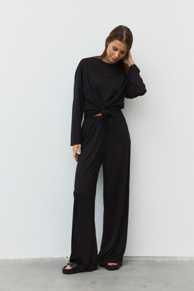 Брюки, джемпер Luitui R4051 черный - фото 4