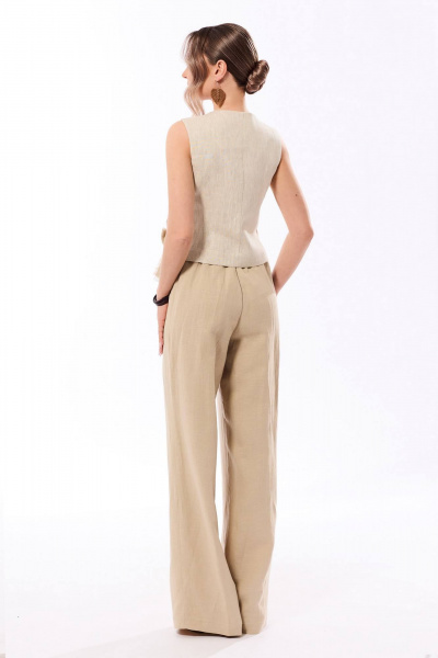 Брюки, жилет Golden Valley 6697 бежевый - фото 4