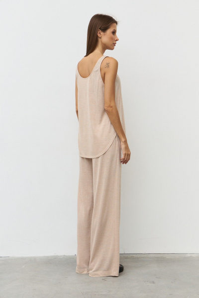 Брюки, джемпер Luitui R4052 бежевый - фото 13