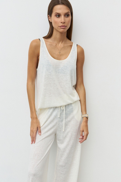 Брюки, джемпер Luitui R4052 молочный - фото 7