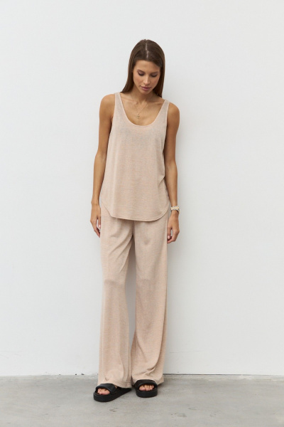 Джемпер Luitui R5082 бежевый - фото 16