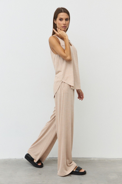 Джемпер Luitui R5082 бежевый - фото 7