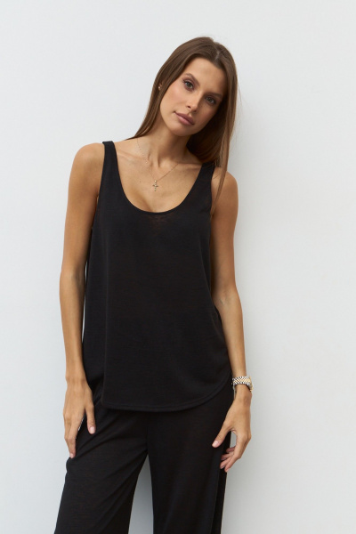 Джемпер Luitui R5082 черный - фото 1