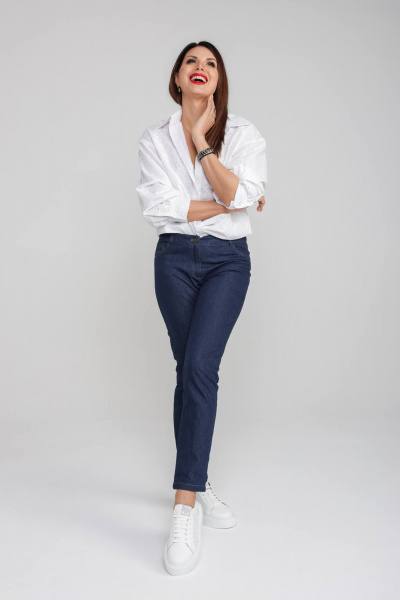 Брюки IUKONA Б556 деним - фото 1