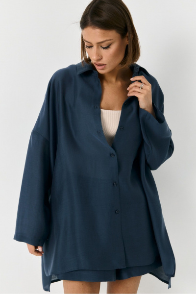 Рубашка, шорты ATTIKA A3332 синий - фото 16