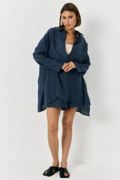 Рубашка, шорты ATTIKA A3332 синий - фото 7