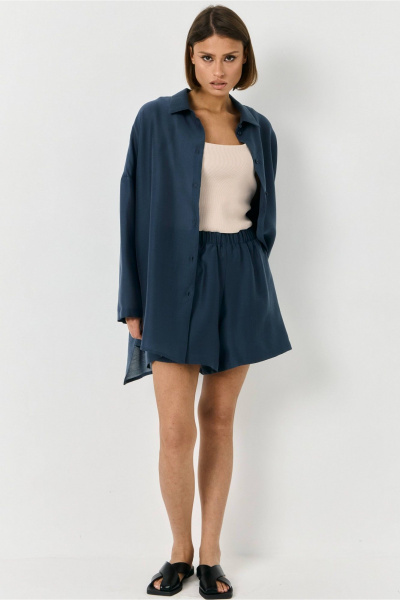 Рубашка, шорты ATTIKA A3332 синий - фото 1