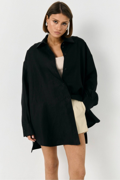 Рубашка ATTIKA A3337 черный - фото 1