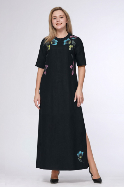 Платье Полинушка 464в темно-синий - фото 1